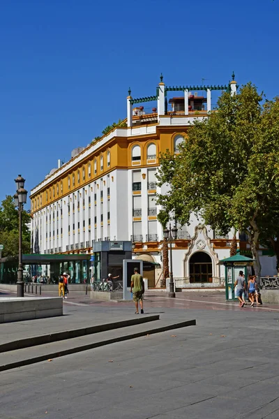 Séville Espagne Août 2019 Quartier Moderne — Photo