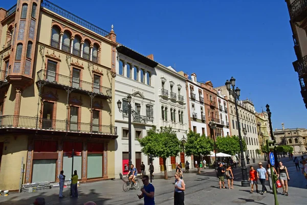 Seville Spain August 2019 Historical City Centre — Stock fotografie