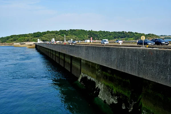 Saint Malo Richardais Frankrike Juli 2019 Rance Tidvattenkraftverk — Stockfoto