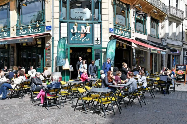 Rouen Frankreich September 2019 Restaurant Stadtzentrum — Stockfoto
