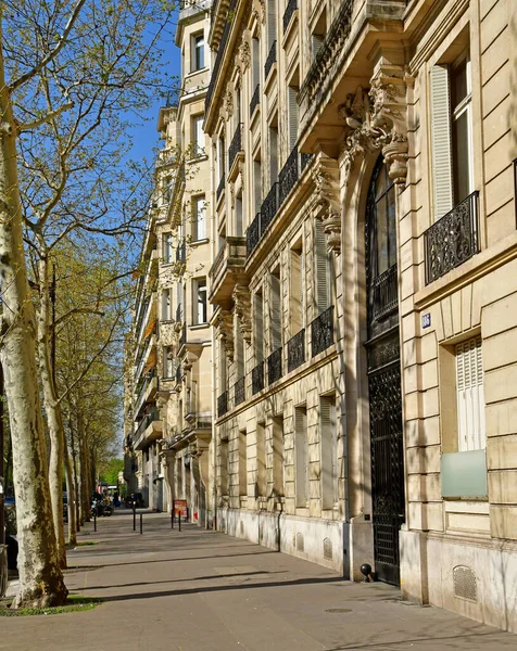 Paris França Março 2019 Avenida Victor Hugo — Fotografia de Stock