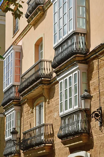 Cadiz Spain August 2019 Historical City Centre — Stock Photo, Image