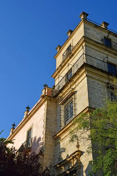 Jerez Frontera Spain August 2019 Historical City Centre — Zdjęcie stockowe