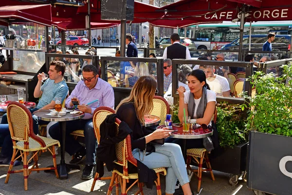 Paris France March 2019 Bar Champs Elysees — Stock fotografie