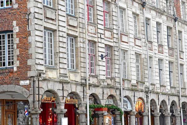 Aras France January 2020 Grand Place — Stock Photo, Image