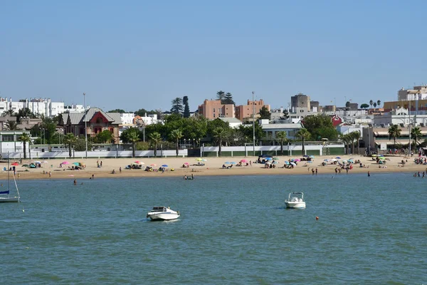 Sanlucar Barrameda Spain August 2019 River Tourism Sevilla Cadiz — Stockfoto