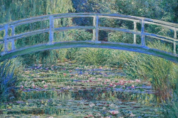 London England May 2019 National Gallery Water Lily Pond Monet — Φωτογραφία Αρχείου