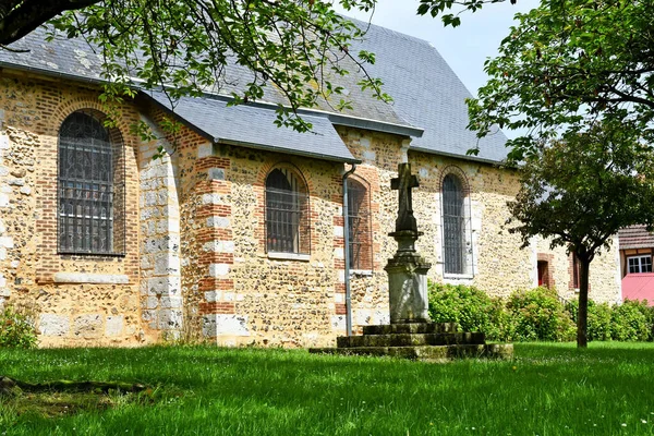 Bourg Beaudouin França Setembro 2017 Igreja — Fotografia de Stock