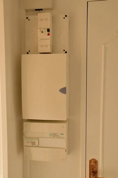 Poissy France December 2019 Electricity Meter Flat — 스톡 사진