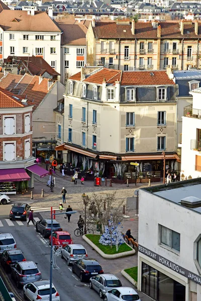 Poissy France Décembre 2019 Ville Hiver — Photo