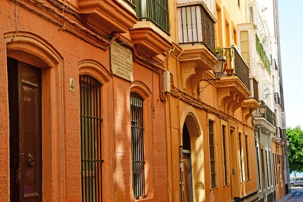 Cádiz España Agosto 2019 Centro Histórico Ciudad —  Fotos de Stock