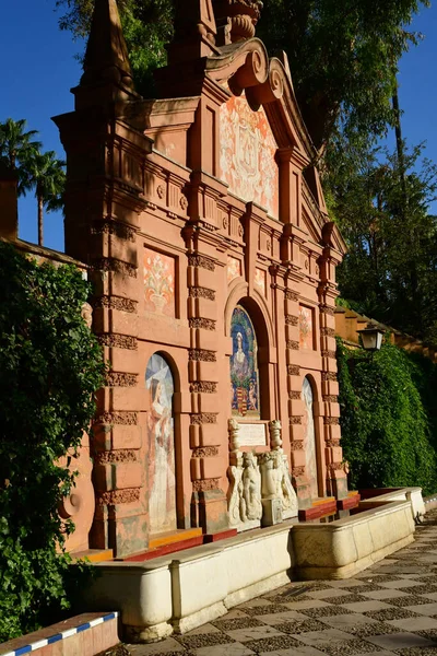 Seville Spain August 2019 Jardines Del Real Alcazar — Stockfoto