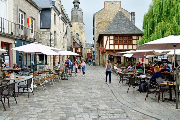 Dinan Francia Julio 2019 Ciudad Vieja Verano — Foto de Stock