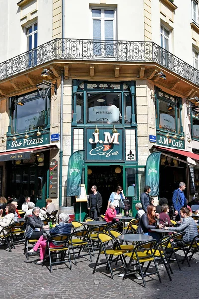 Rouen Francie Září 2019 Restaurace Centru Města — Stock fotografie