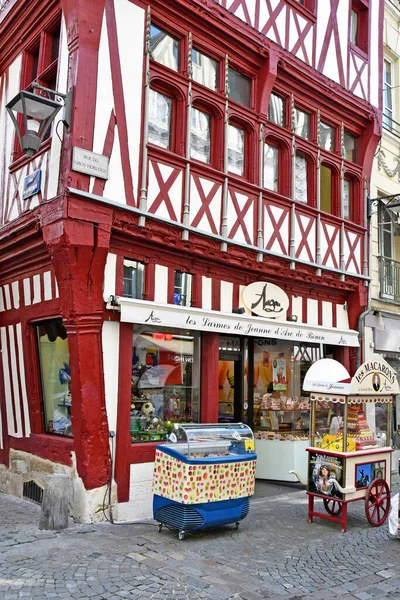 Rouen França Setembro 2019 Centro Cidade — Fotografia de Stock