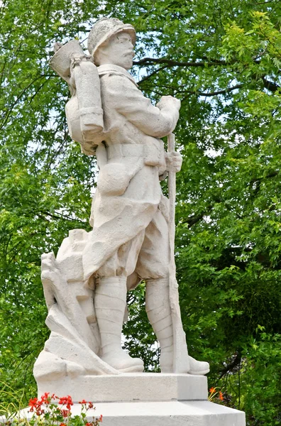 Bonsecours França Setembro 2017 Memorial Guerra Perto Basílica Notre Dame — Fotografia de Stock