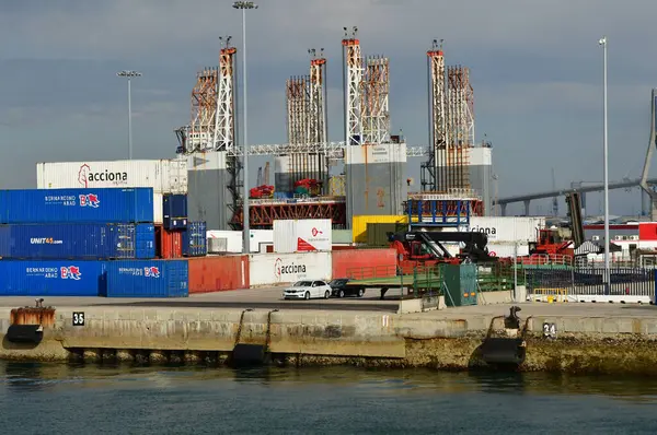 Cadiz Spain August 2019 Port — Zdjęcie stockowe