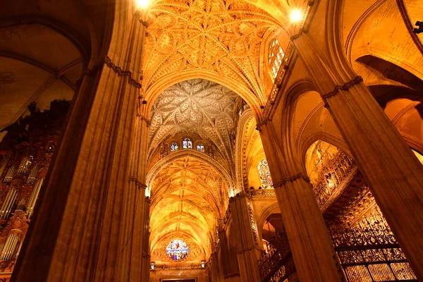 Seville Spain August 2019 Historical Cathedral — Stock Photo, Image