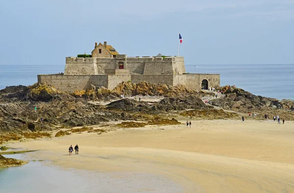 Сен Мало Франция Июля 2019 Года Национальный Форт — стоковое фото