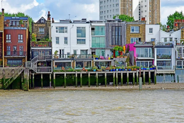 Londres Inglaterra Maio 2019 Cruzeiro Rio Tâmisa Docklands — Fotografia de Stock