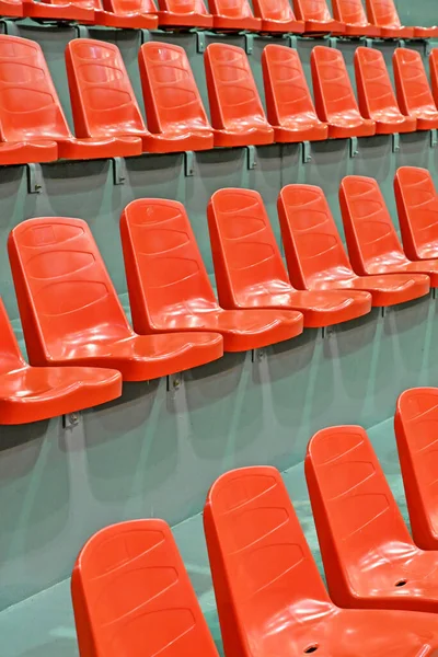 Les Mureaux France July 2019 Seats Gymnasium — Stock Photo, Image