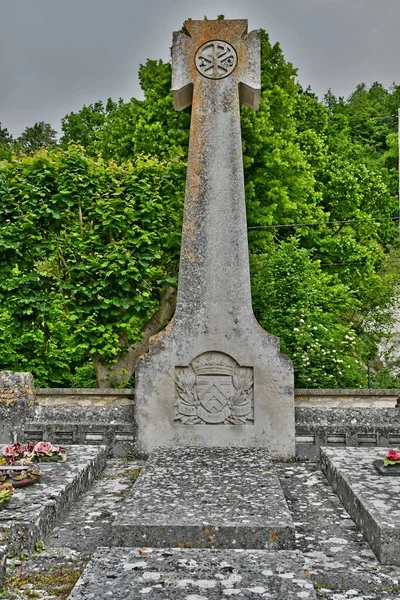 Roche Guyon France July 2018 Cemetery — Stock Fotó