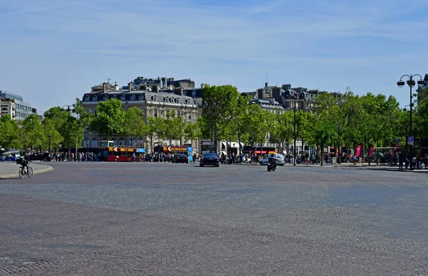 Parijs Frankrijk Augustus 2019 Het District Champs Elysees — Stockfoto