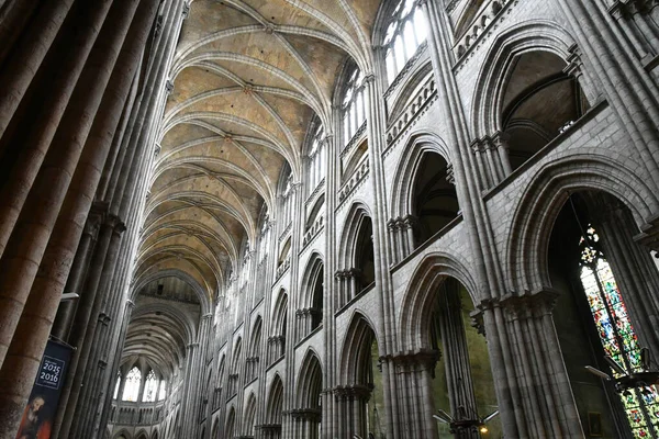 Rouen Francja Wrzesień 2019 Katedra Notre Dame — Zdjęcie stockowe