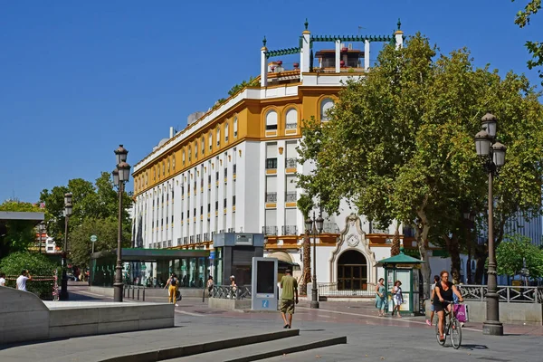 Sevilla España Agosto 2019 Barrio Moderno —  Fotos de Stock