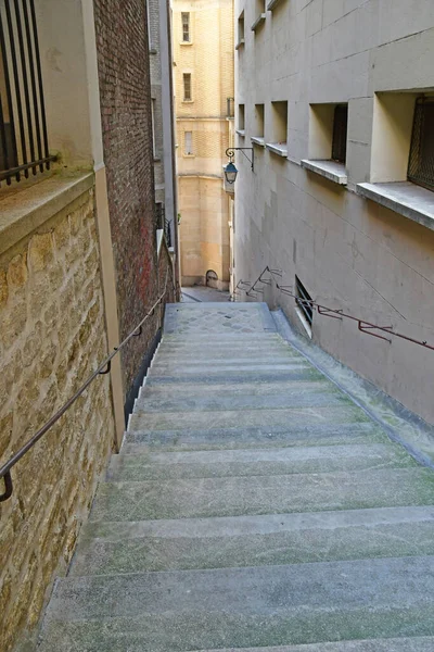 Paris France March 2019 Rue Des Eaux 16Th Arrondissement — Stock Photo, Image