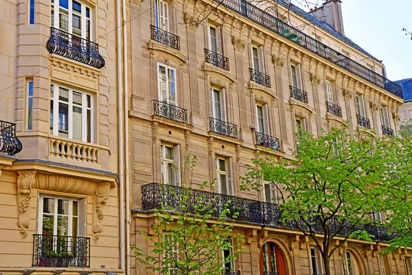 Paris França Março 2019 Avenida Mozart Décimo Sexto Arrondissement — Fotografia de Stock