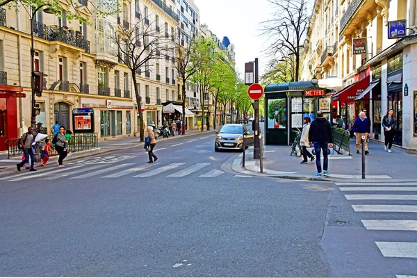 Paris France Mars 2019 Avenue Mozart Dans 16Ème Arrondissement — Photo