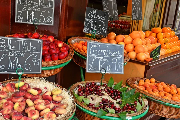 Rouen France September 2019 Fruits Greengroce — 스톡 사진