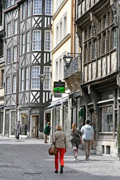 Rouen Francia Septiembre 2019 Centro Histórico Ciudad — Foto de Stock