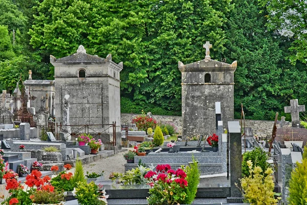 Roche Guyon France July 2018 Cemetery — ストック写真