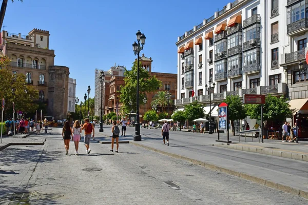 Seville Spain August 2019 Historical City Centre — ストック写真