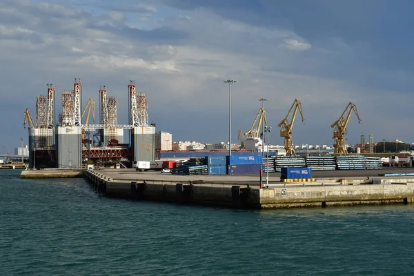 Cadiz Spain August 2019 Port — Stockfoto