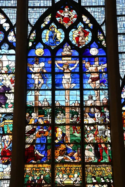 Rouen Francja Wrzesień 2019 Kościół Świętego Jehanne Arc — Zdjęcie stockowe