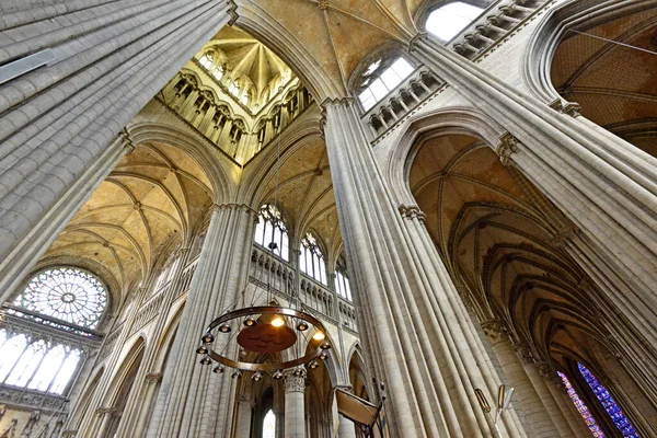 Rouen Francia Settembre 2019 Cattedrale Notre Dame — Foto Stock