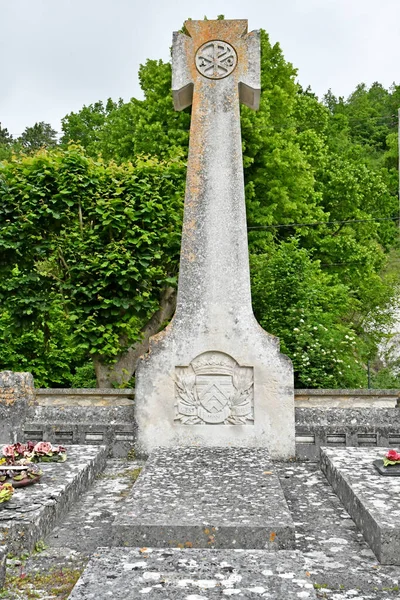 Roche Guyon France Juillet 2018 Cimetière — Photo