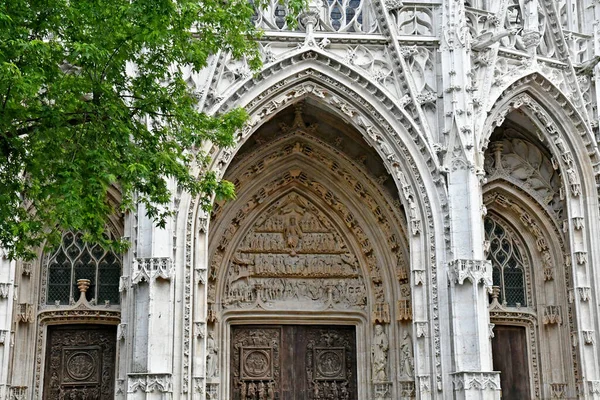 Rouen Francja Wrzesień 2019 Kościół Maclou — Zdjęcie stockowe