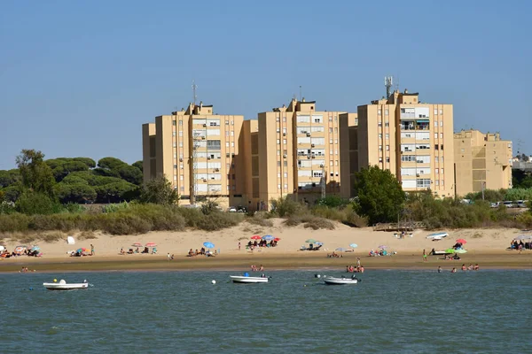 Sanlucar Barrameda Spain August 2019 River Tourism Sevilla Cadiz — Stock Photo, Image