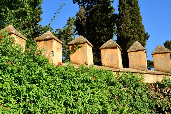 Seville Spain August 2019 Jardines Del Real Alcazar — Zdjęcie stockowe