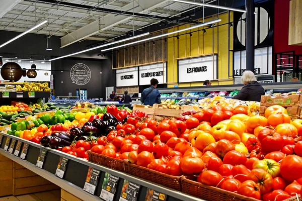 Plouer Sur Rance Francja Lipca 2019 Warzywa Supermarkecie — Zdjęcie stockowe