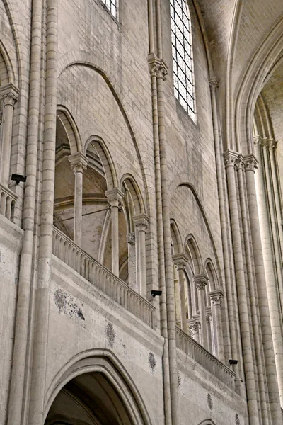 Mantes Jolie France June 2018 Collegiate Church — Stock Fotó