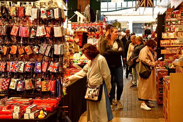 Londyn Anglia Maja 2019 Pamiątka Targu Dzielnicy Covent Garden — Zdjęcie stockowe