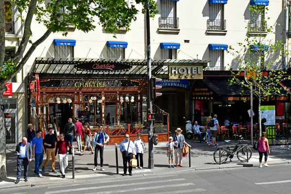 Paris França Agosto 2019 Distrito Montparnasse — Fotografia de Stock