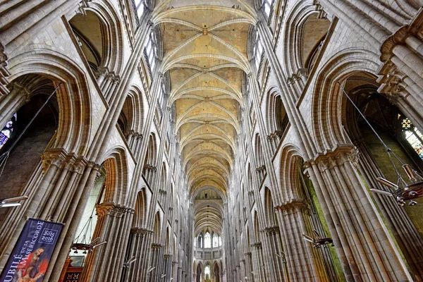 Rouen France Sseptember 2019 Notre Dame Cathedral — стоковое фото