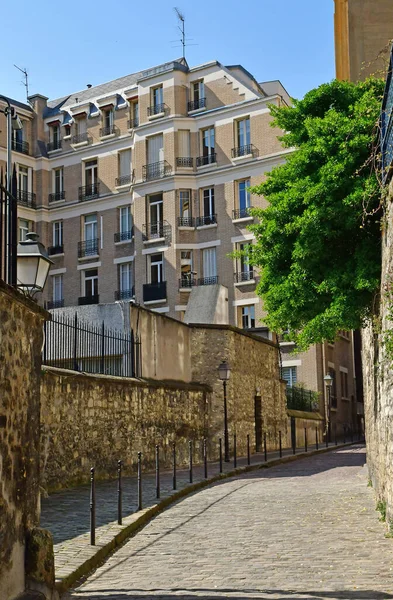 Paris Frankreich März 2019 Die Berton Street Arrondissement — Stockfoto