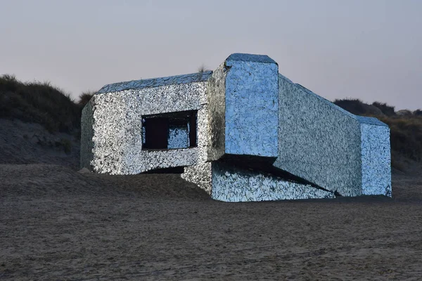 Leffrinckoucke Fransa Ocak 2020 Dunkerque Savaşının Plajı — Stok fotoğraf